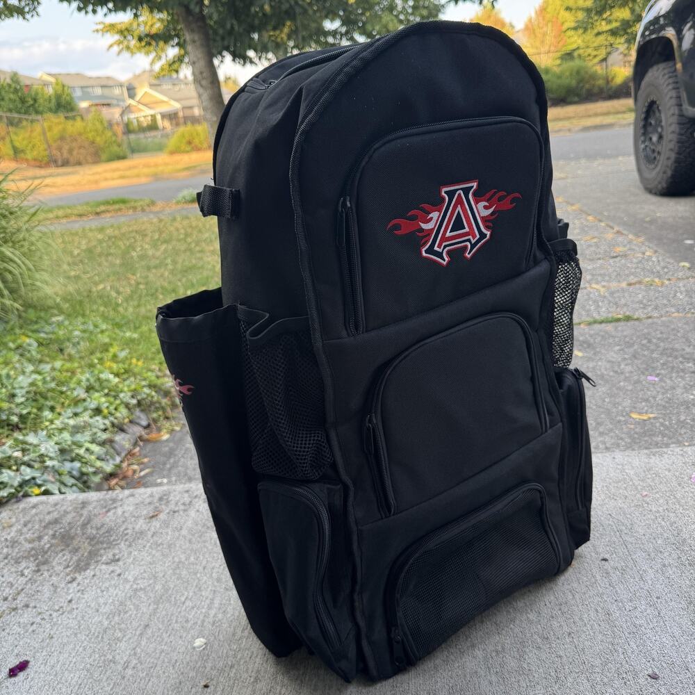 Large‎ Anderson Bat Company All Pro Bat Pack Baseball Softball Backpack Black